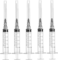 Vista 10 de Jeringa U-100 con aguja, 30G 1/2cc, 5/16 pulgada (8mm), Jeringa, envuelta individualmente, paquete de 20
