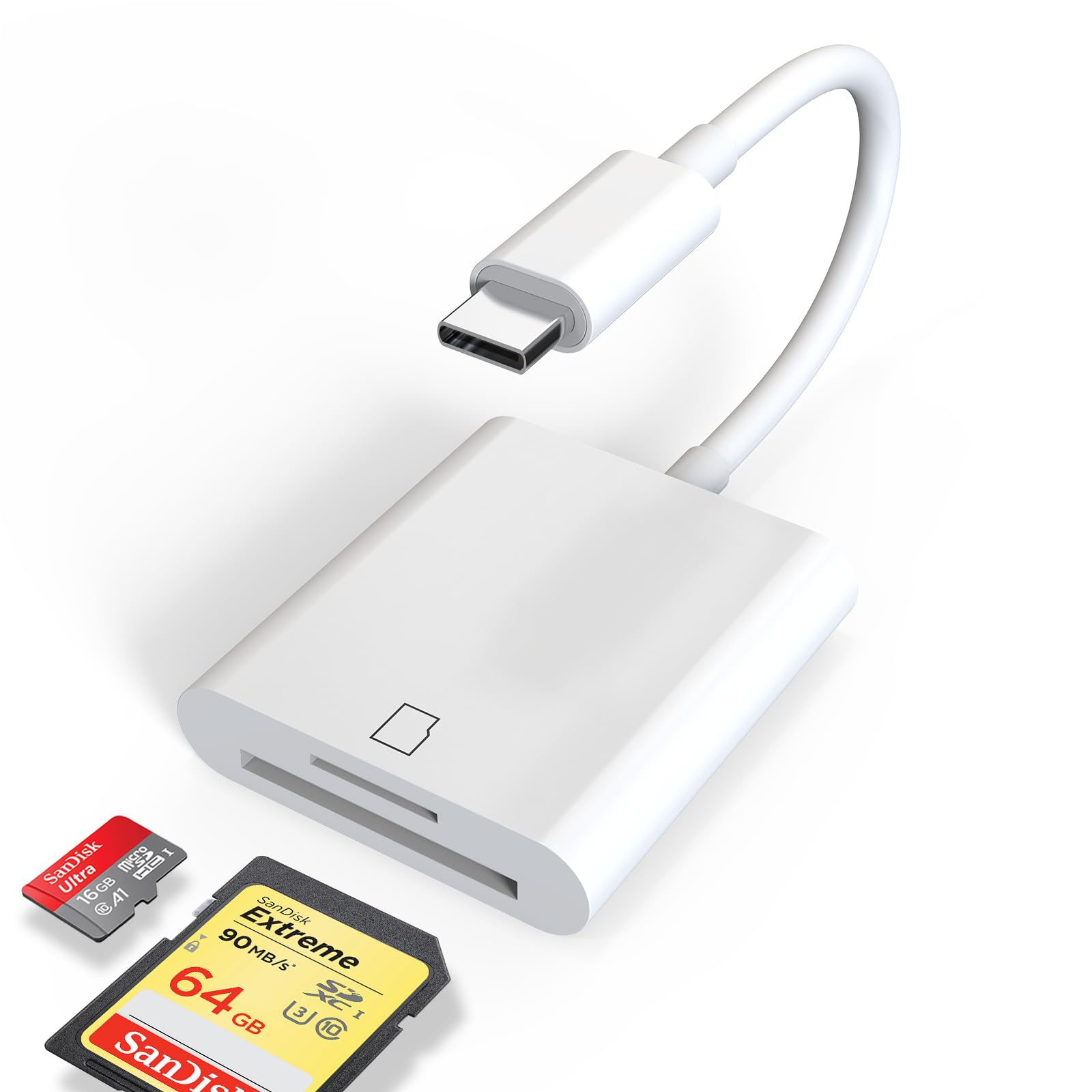 2023 Latest Stable High-Speed Chip, SD Card Reader, SD TF Camera Adapter, Memory Card Reader, Compatible with Type-c SD/TF Cards, Converting Adapter, 0TG Function, Photo/Video/Recorder, High-Speed Two-Way Data Transfer, Type-C Interface Compatible, Compatible with iPad Pro/Windows/Macbook, Android