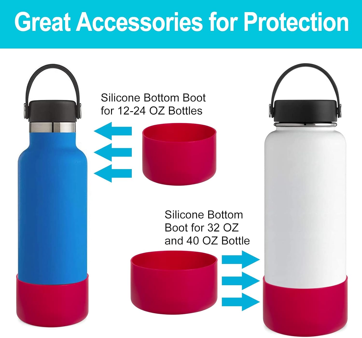 DBIW Bota compatible con Hydro Flask de boca ancha estándar - Main Image