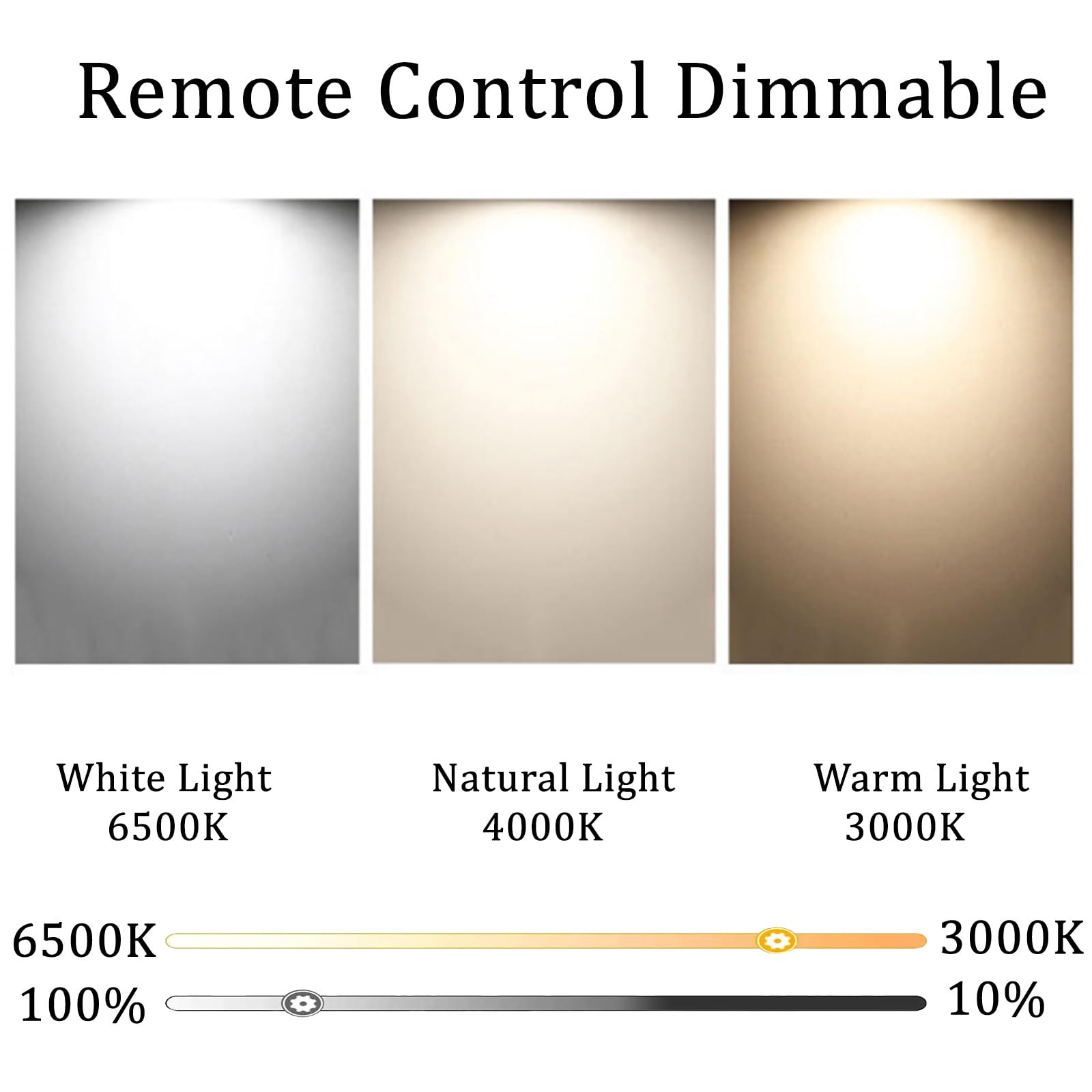 LED Dimmbare Wandleuchten mit Fernbedienung Modern Lange Wandbeleuchtung Spiegelleuchte Bad Aluminium Wasserdicht Wandlicht für Wohnzimmer Schlafzimmer Treppenhaus Schminktisch (Schwarz,60cm)