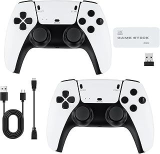 Wireless Retro Game Console, HDMI Game Stick, HD 4K Classic Retro Game Console, Plug & Play Retro Game Stick, 2.4G Doubles Gamepad Wireless Game Console, 23 Classic Emulators Definition