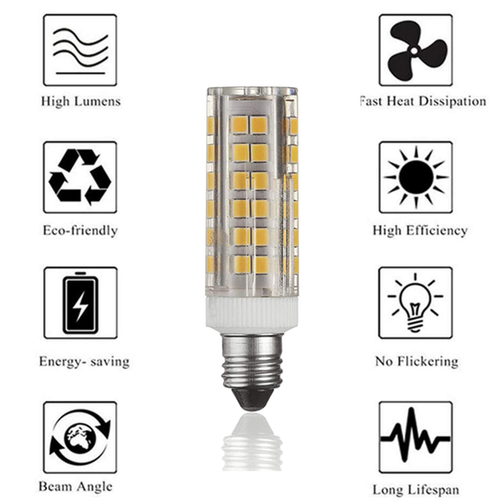 Mini lampadine a mais in ceramica 10 W 102 LED 2835 SMD Lampadina a mais dimmerabile a LED 1000 lm, equivalente a 100 W, lampada soffitto, applique ecc.