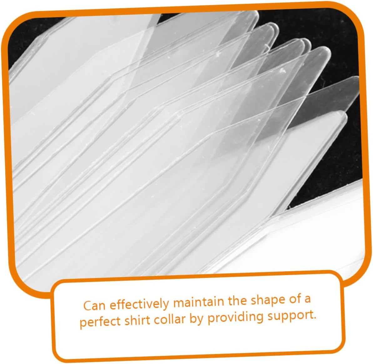 200pcs Pet Shirt Collar Inserts Collar Stays for Men Shirts Lightweight Support Easy to Use
