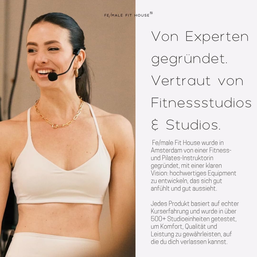 Stoffbänder Set – 3 Widerstandsstufen Fitnessbänder Damen – rutschfeste Booty Bands für Po-Training, Gesäß, Pilates & Heimtraining – inkl. Tragetasche
