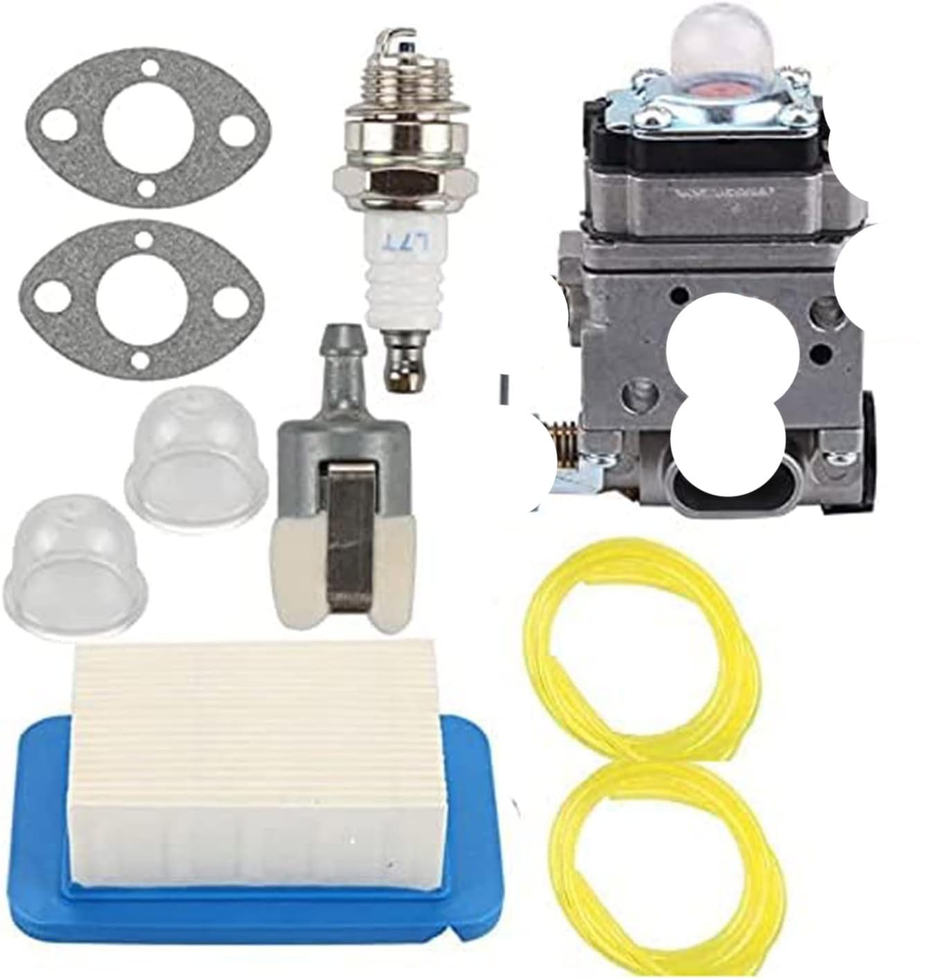 Shnile Carburetor compatible with WLA-1 Echo PB500 PB500T PB500H EB508RT Backpack Blower A021001642 A021001641 Fuel Line Filter Primer Bulb