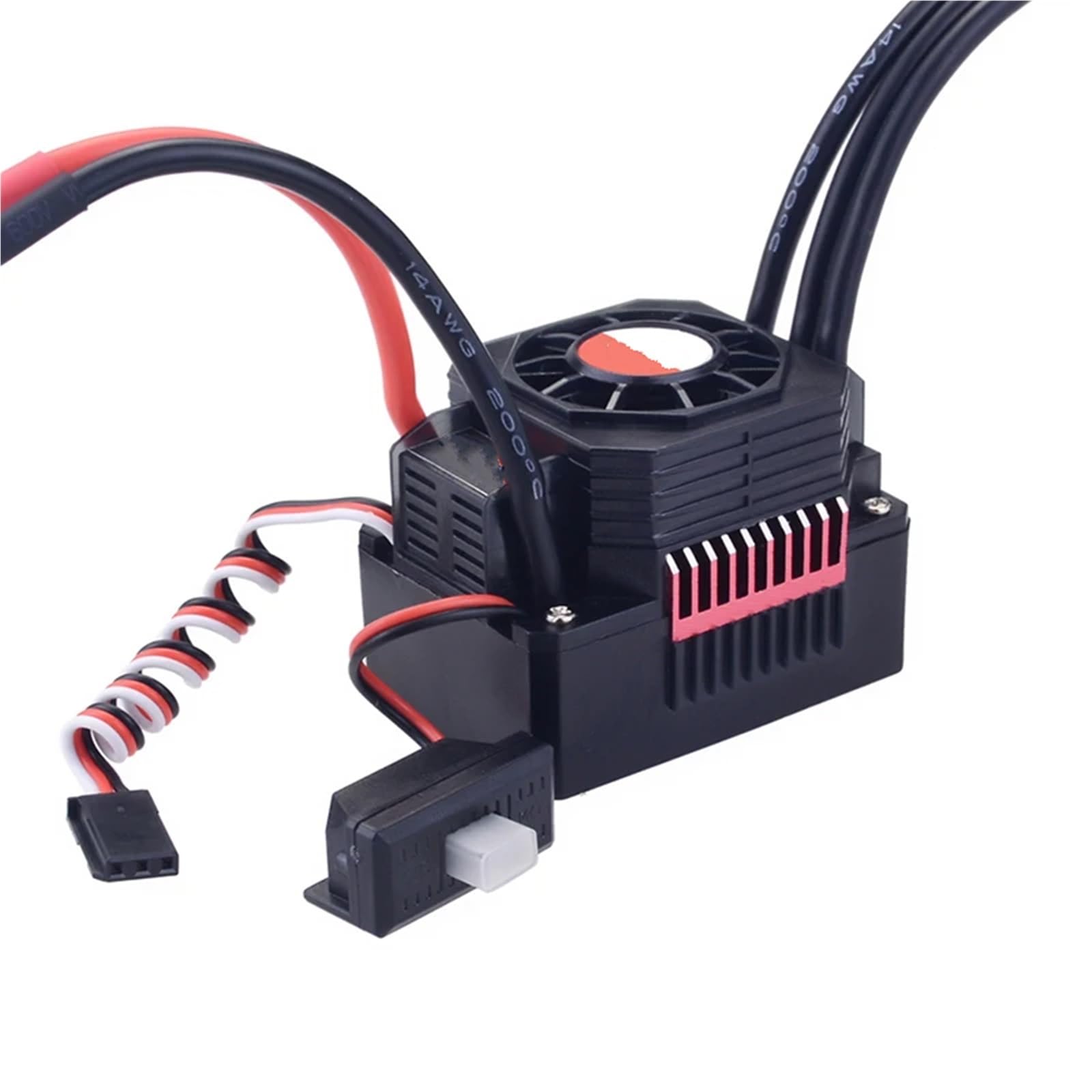RC Bürsten Regler Für Hobby KK 1/10 1/8 80A Wasserdicht ESC Bürstenlosen Motor Elektro Speed ​​Controller RC Auto Power 3670 Modell Zubehör Geändert