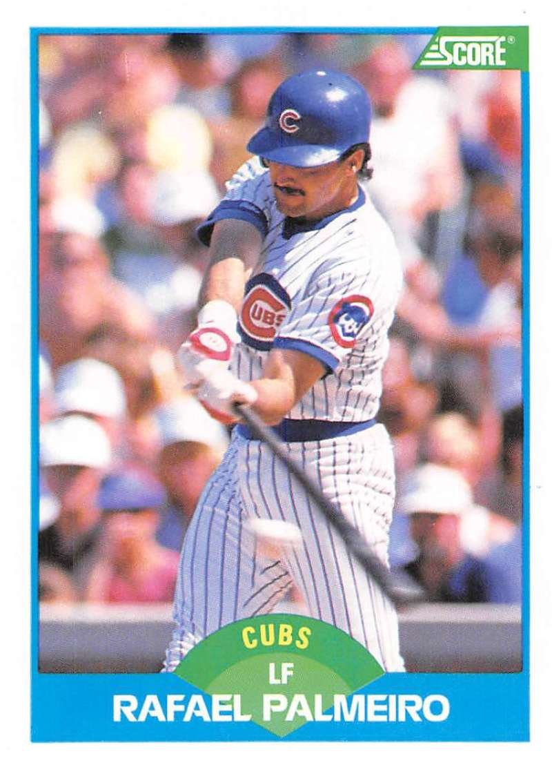 Amazon.com: 1989 Score Baseball #199 Rafael Palmeiro Chicago