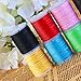 Tinksky 10pcs 10M 1MM Waxed Cotton Cords Strings Ropes for DIY Necklace Bracelet Beading Jewelry Craft Making (Random Color)