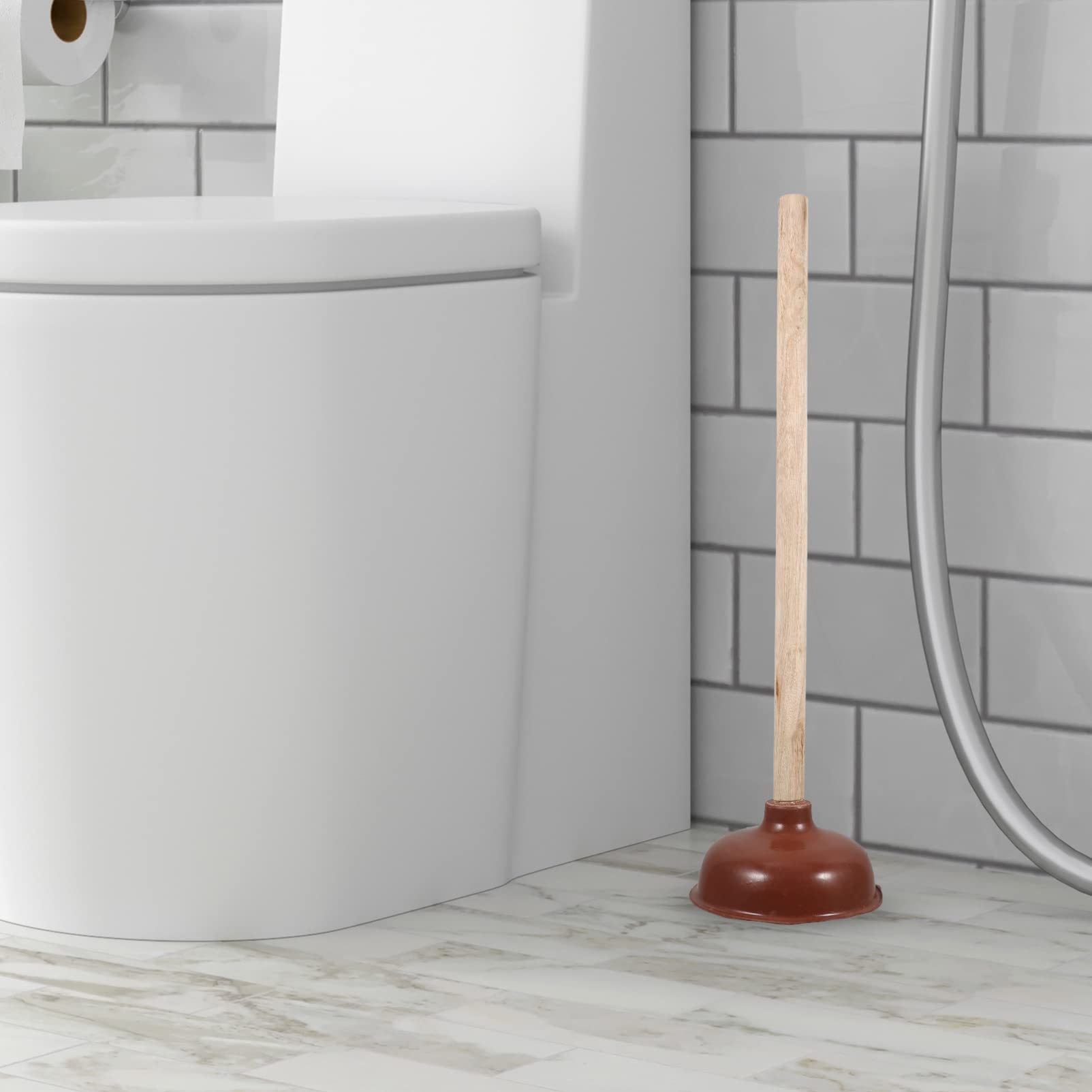 DOITOOL Extractor De Inodoro Desatascador Sanitario Émbolo del Tanque del Inodoro Émbolo del Lavabo del Inodoro Émbolo del Inodoro Suministros De Baño Drain Cleaner Caucho Ventosa Enchufar