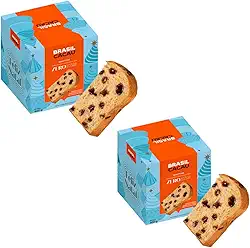 Panetone Zero Açúcar Gotas de Chocolate 400g Kit 2 Unidades Brasil Cacau