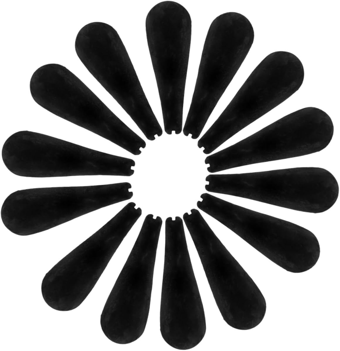 PRETYZOOM 48pcs Wide Hanger Shoulder Forms Suit Hanger Shoulder Pads Flocking for Non-Skid Clothing