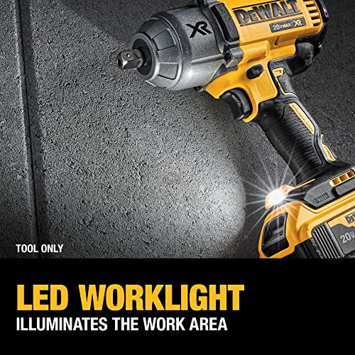 Dewalt 20V Max Xr Brushless High Torque 1/2" Impact Wrench With Detent Anvil, Cordless, Tool Only (Dcf899B) #TOP6