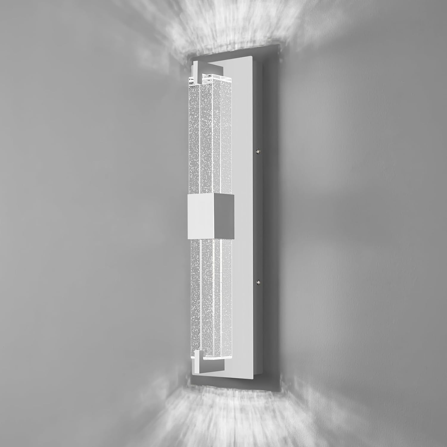 FDPBY Modern Crystal Wall Sconces with Bubbles Wall Light Fixtures