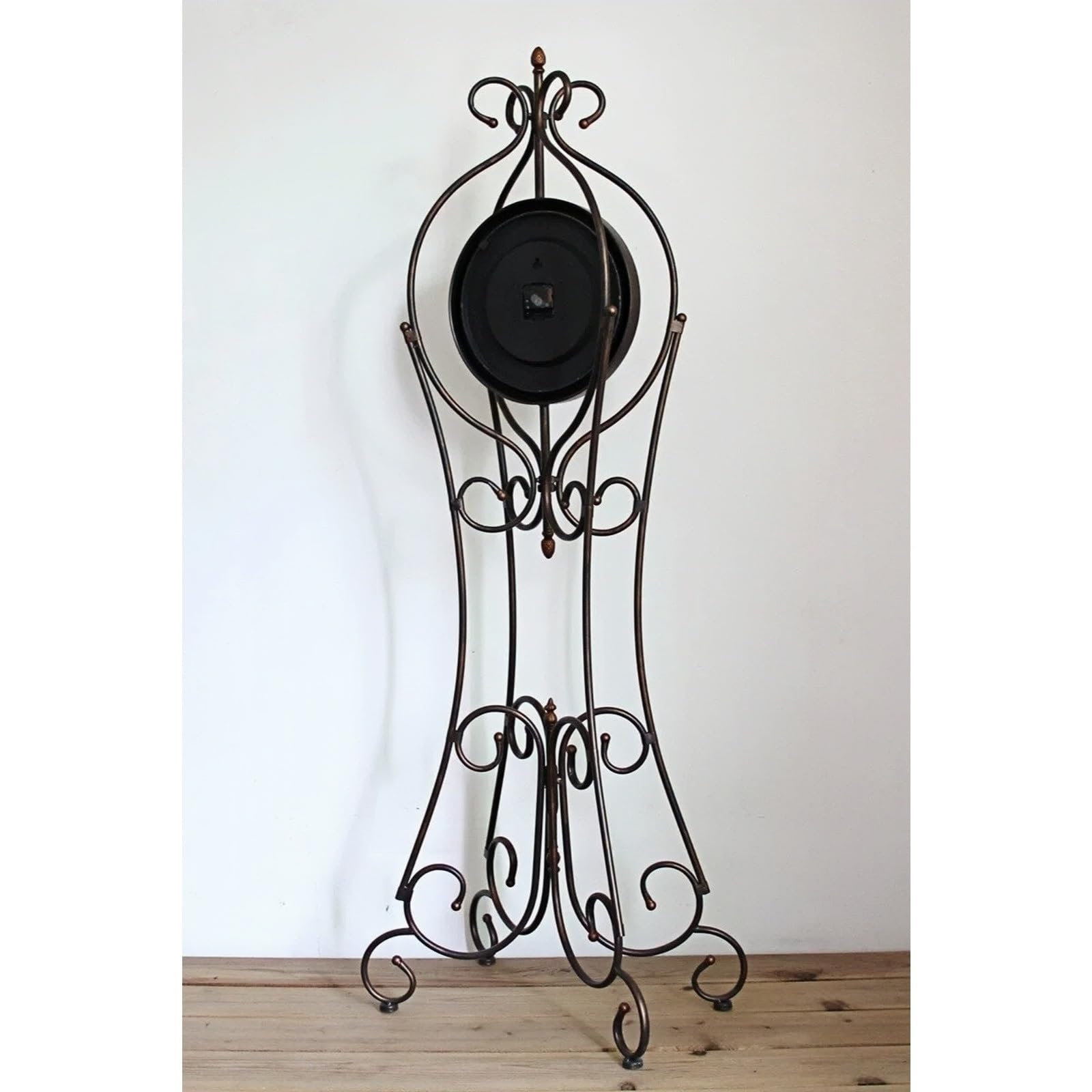 Decoración Reloj de pie Metal, Cuarzo, silencioso, Granja