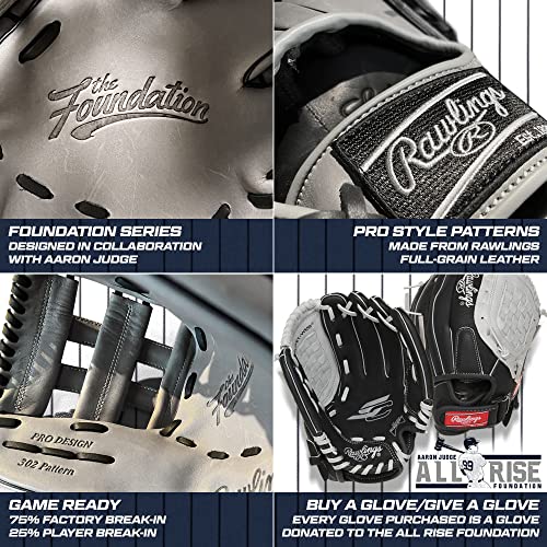 Rawlings | Foundation Baseball Glove | Right Hand Throw | 12.5" - Pro H-Web #TOP5