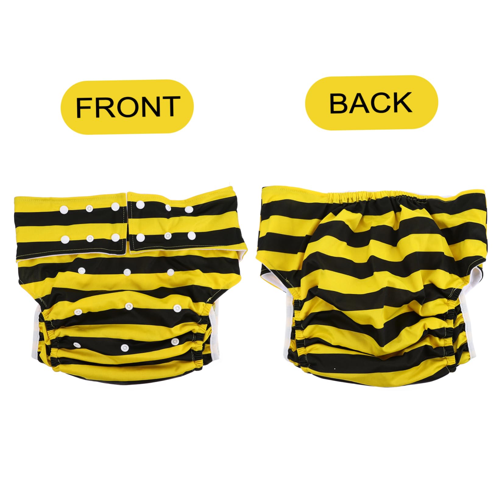 Healeved Practical Period Leakproof Diaper for Women Elderly Washable Adult Diapers One Size Fits All Adjustable