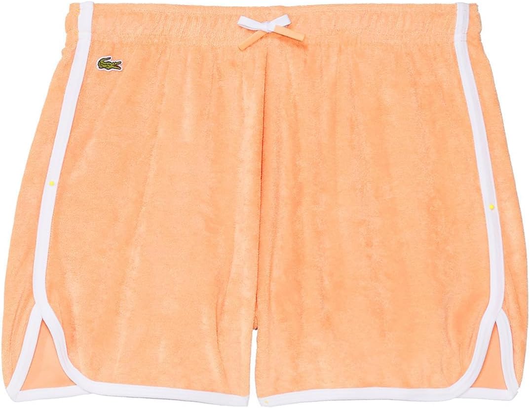 Lacoste Girls' Color Blocked Bouclette Drawstring Shorts