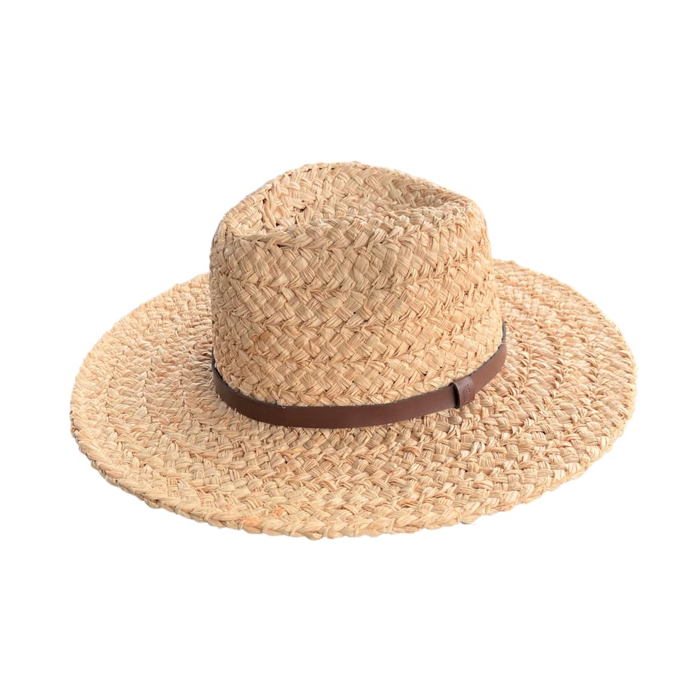 Golden Kocoon - Raffia Straw Hat, with a Bamboo Faraday Fabric Liner. Shield 5 g, Cell Towers, Smart Meters & WiFi. Golden Cocoon Hat Cap