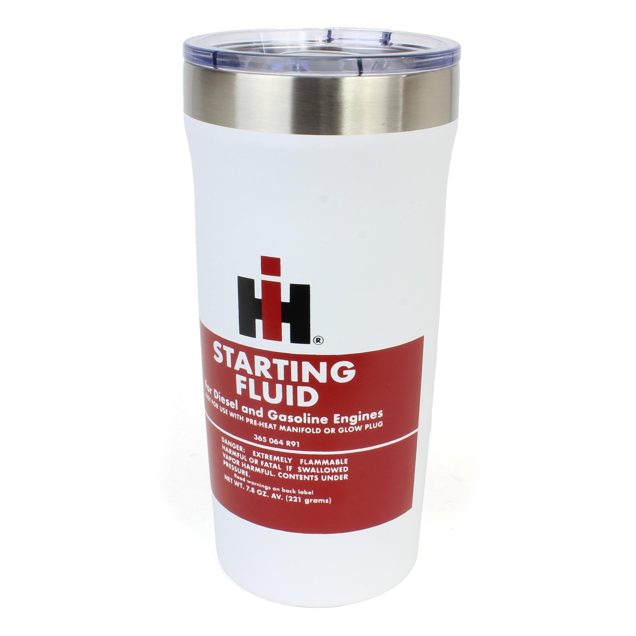 Amazon.com: Case IH International Harvester Retro Starting Fluid 18oz Insulated  Travel Tumbler IHG350 : Home & Kitchen