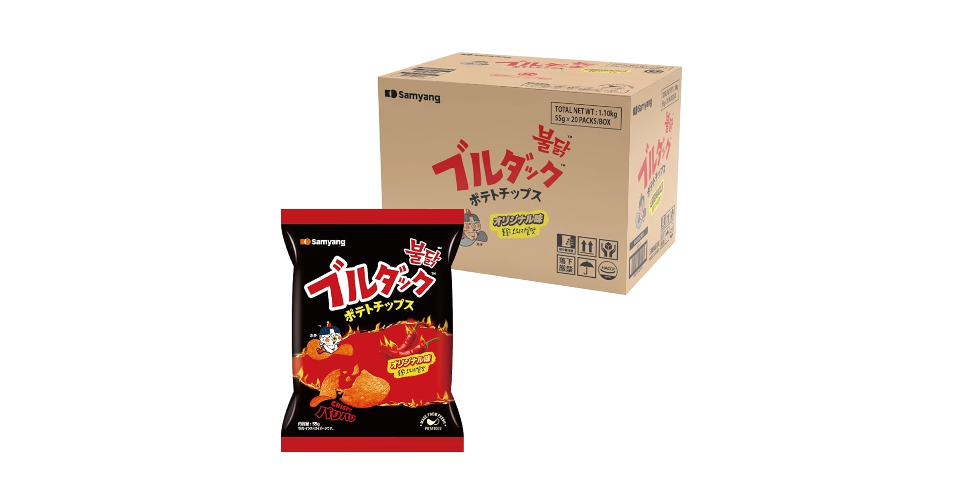 Amazon.co.jp: 三養ジャパン ブルダック ポテトチップス