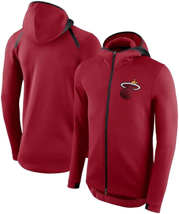 Felpa con Cappuccio da Uomo NBA Fans Jersey Miami Heats Felpa Classica con  Coulisse Zip Maniche Lunghe Casual Comodo Pullover Caldo S-XXXL Red-XL :  Amazon.it: Sport e tempo libero