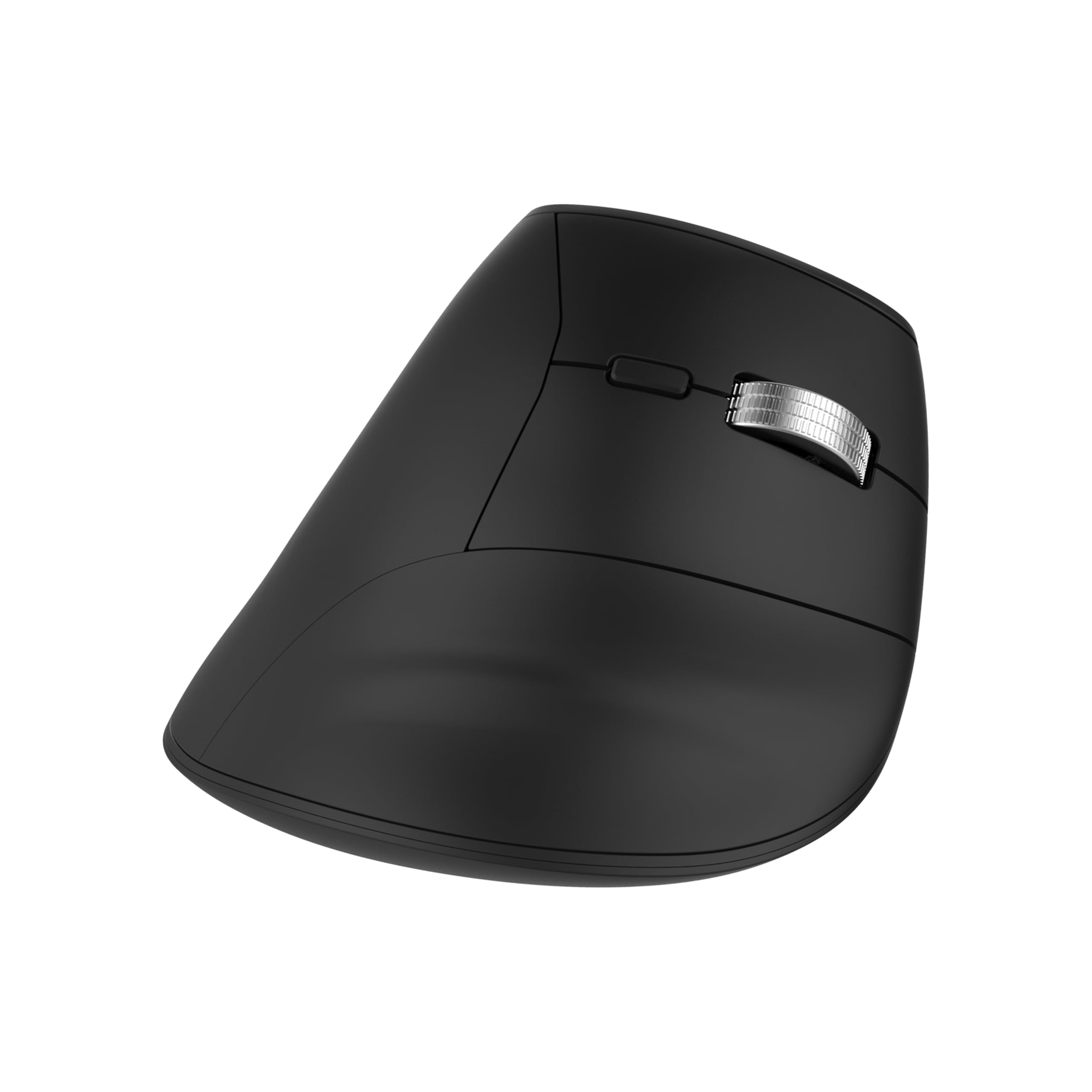 T'nB Infinite Ergo Vertikale ergonomische Maus, 4800 DPI, abnehmbares Rad, Dual-Bluetooth-Modus und USB-Dongle, wiederaufladbarer Akku mit langer Lebensdauer, Schwarz