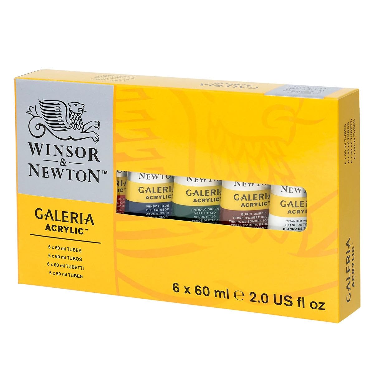 WINSOR & NEWTON Galeria Acrylic Painting Set  6 x 60ml tubes