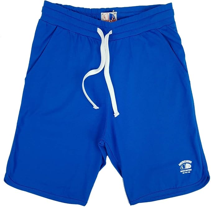 Americanino Shorts Pantaloncini Jersey Tuta Uomo Leggeri Sportivi Cotone M  L XL (XL - Azzurro) : Amazon.it: Abbigliamento