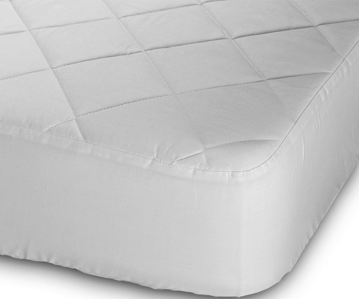 CA KING SIZE FITTED QUILTED MATTRESS PROTECTOR EXTRA DEEP 30cm POLY