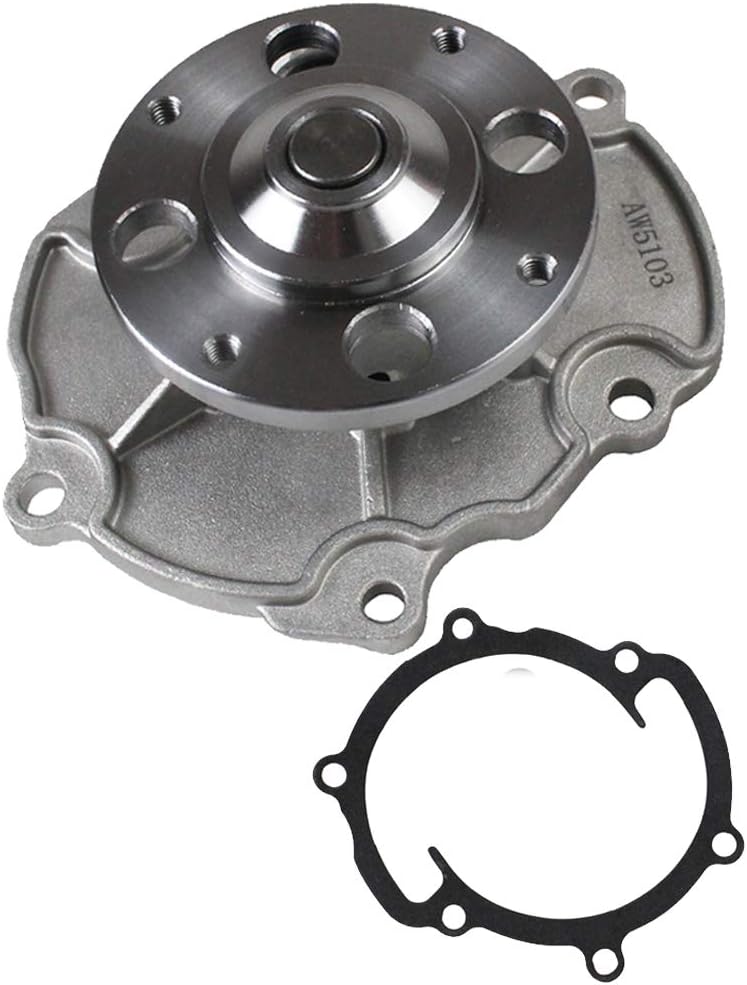 Autoround AW5103 Water Pump with Gasket Compatible with Chevy Malibu Equinox Traverse Camaro, GMC Acadia Terrain, Cadillac CTS SRX, Buick Enclave Lacrosse, Pontiac G6, Saturn Vue, Saab 9-3, V6 Engine