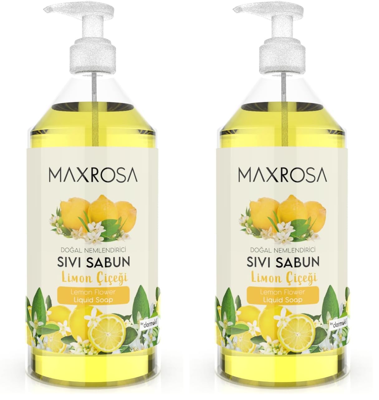 MAXROSA Limon Çiçeği Sıvı Sabun 750 ml 2li paket