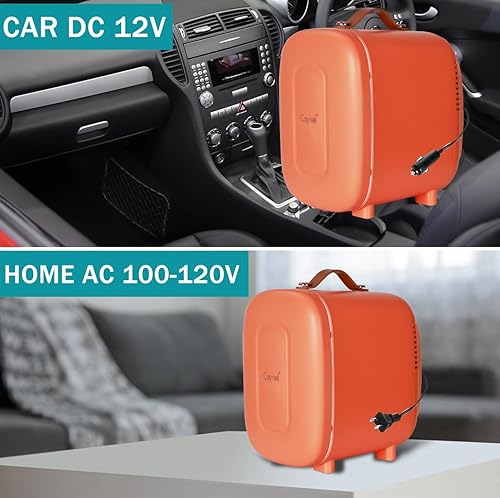 Miniatura 8 de CAYNEL Mini refrigerador termoeléctrico portátil de 4 L6 latas de CACC enfriador y calentador para cuidado de la piel, alimentos, bebidas, belleza y