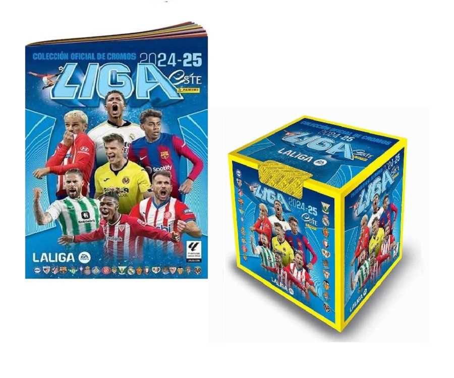 Panini Album + Caja 50 sobres LaLiga 2024-2025
