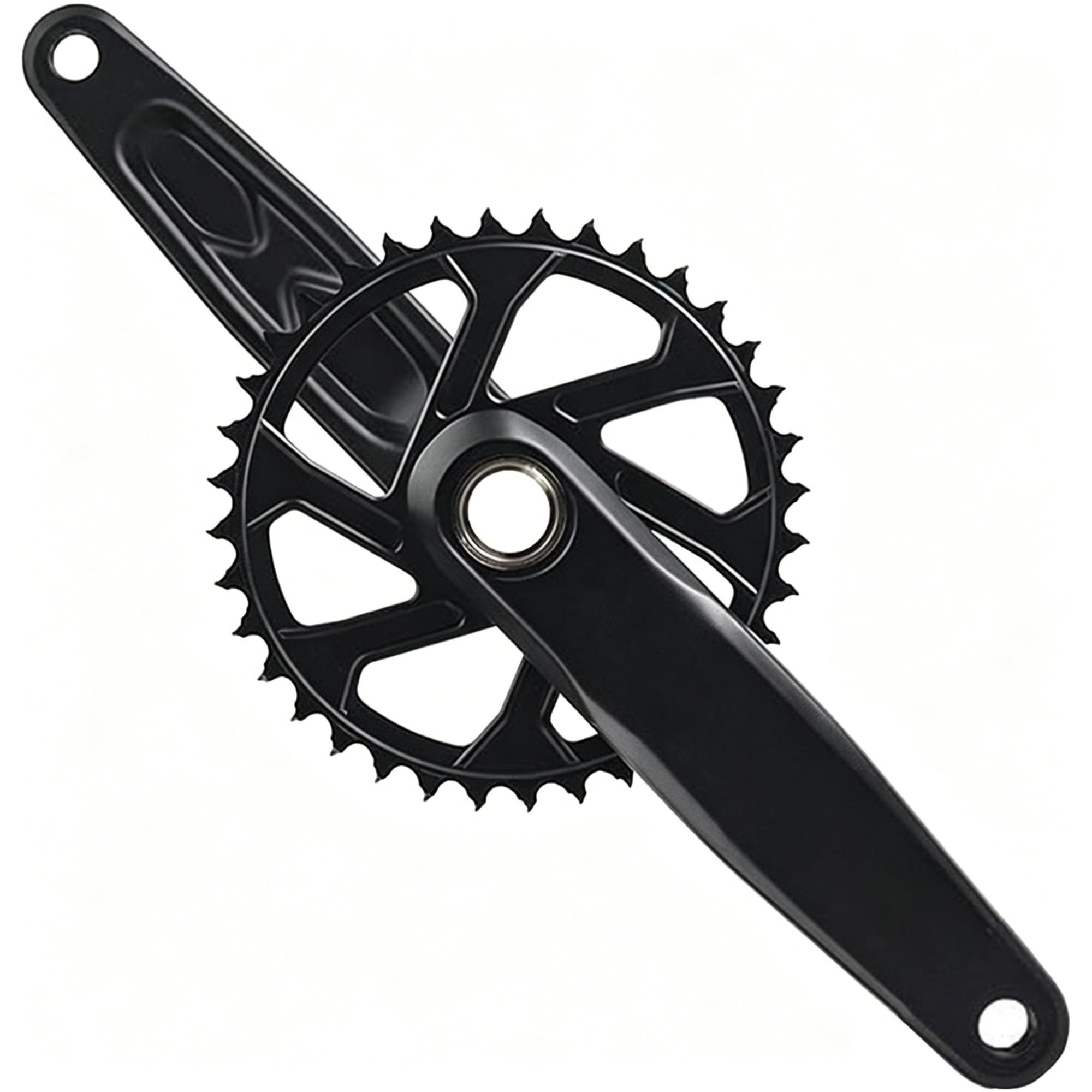 Bielas Juego De Bielas Integradas Huecas MTB Juego De Brazos Manivela Aleación De Aluminio De 170/175mm, Plato 30/32/34/36/38T for Velocidades De 9-12(170mm,34T)
