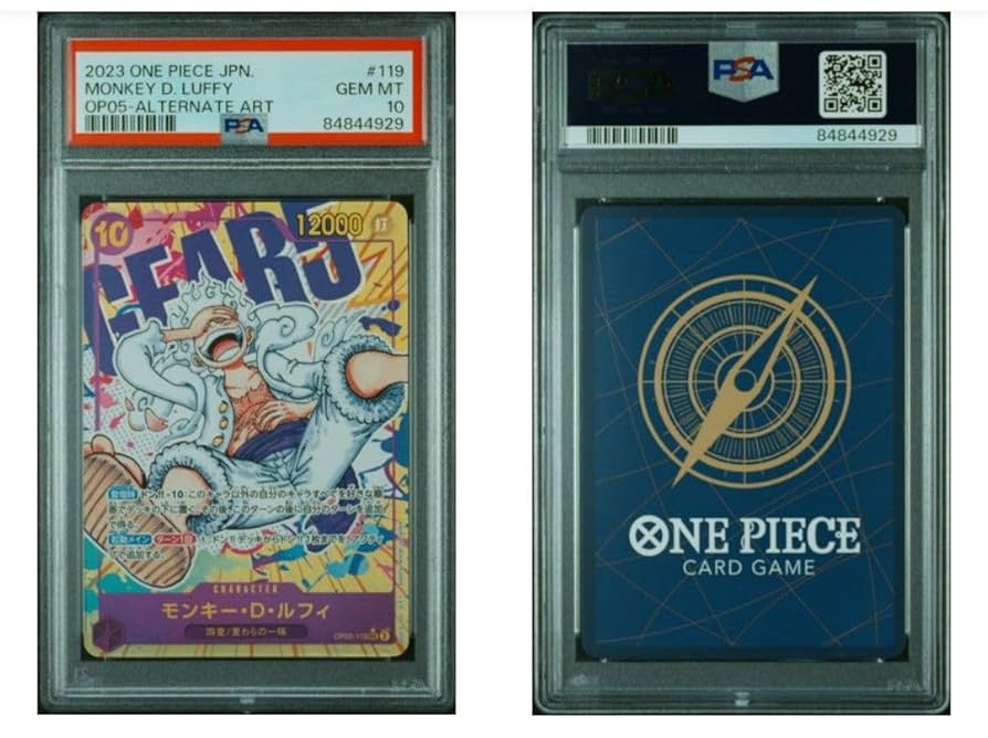 PSA10 ワンピースカード ルフィ SEC シークレットパラレル 新時代の主役 Amazon.co.jp: PSA10 ワンピースカード ルフィ ニカ SEC
