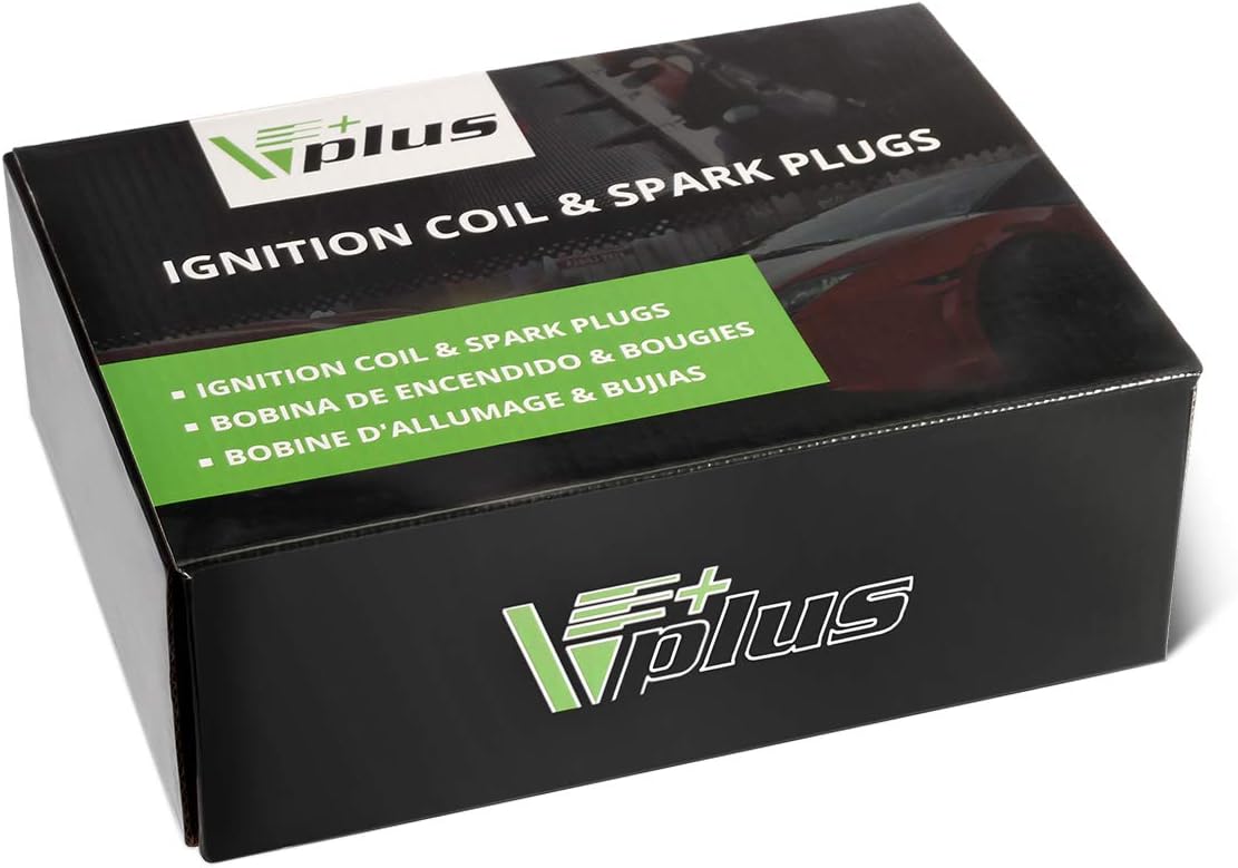 Vplus Set of 6 Ignition Coils UF349 & Spark Plugs 4469 Compatible with Nissan Maxima Murano Pathfinder Quest Xterra Altima Frontier Infiniti I35 QX4 V6 V8 3.5L 4.0L 5.6L, C1406 5C1403 IC479