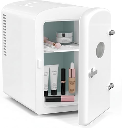 Miniatura 12 de HealSmart Mini Nevera Portátil de 4 Litros/6 Latas con Ventana de Observación, Enfriador y Calentador Refrigerador Compacto Pequeño de Escritorio