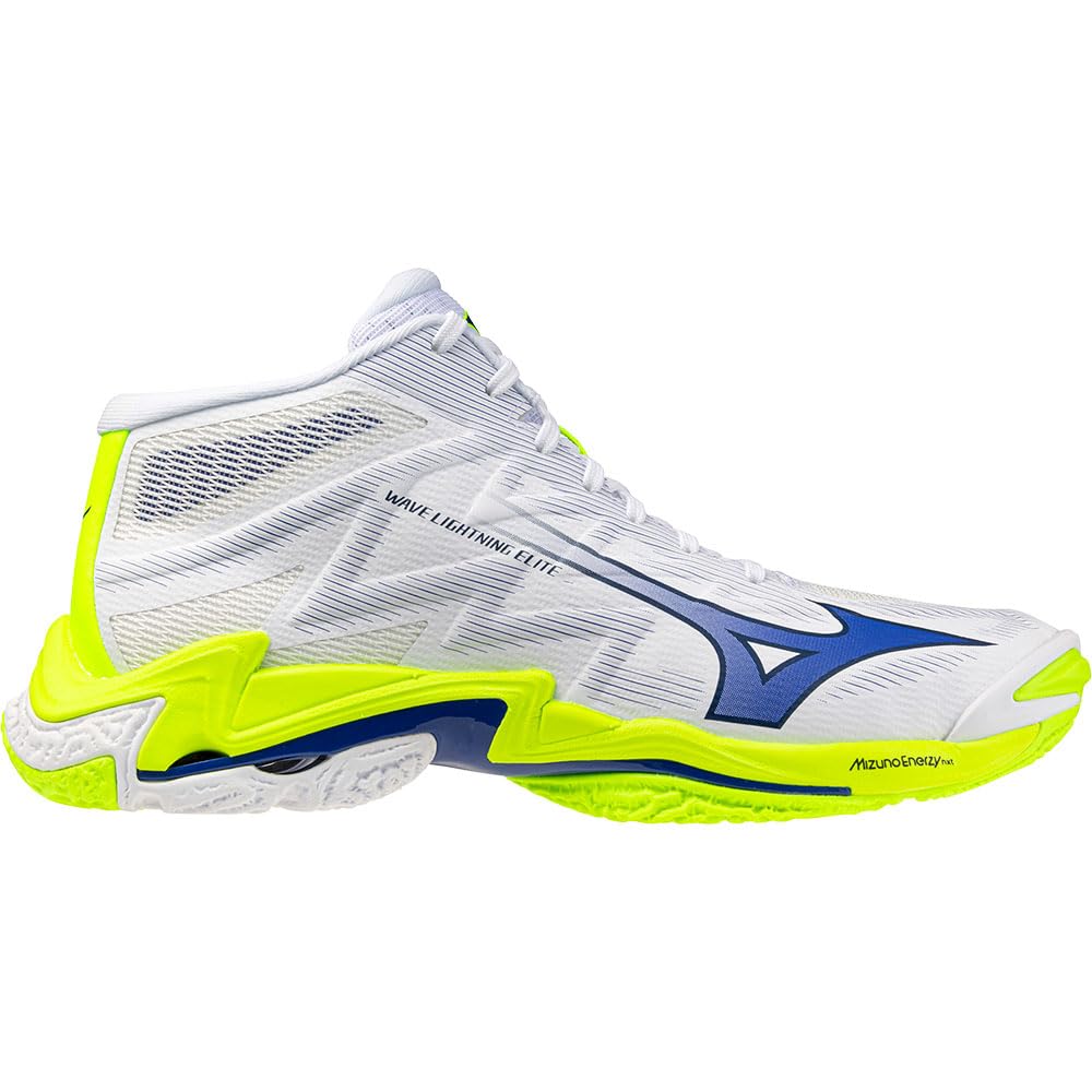 Mizuno Shoe Wave Lightning Elite MID. 39 – Bianco Light Yellow Dazzling Blue 44