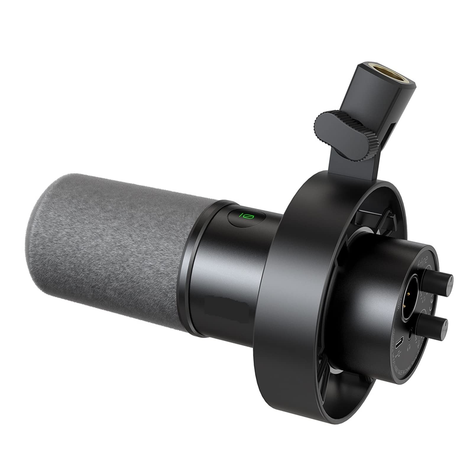 Microphone dynamique USB/XLR de studio pour doublage voix off et enregistrement d'ancres de podcast