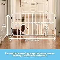 Vista 3 de Reja expandible Lil´ Tuffy con puerta pequeña para mascotas de Carlson Pet Products, Beige