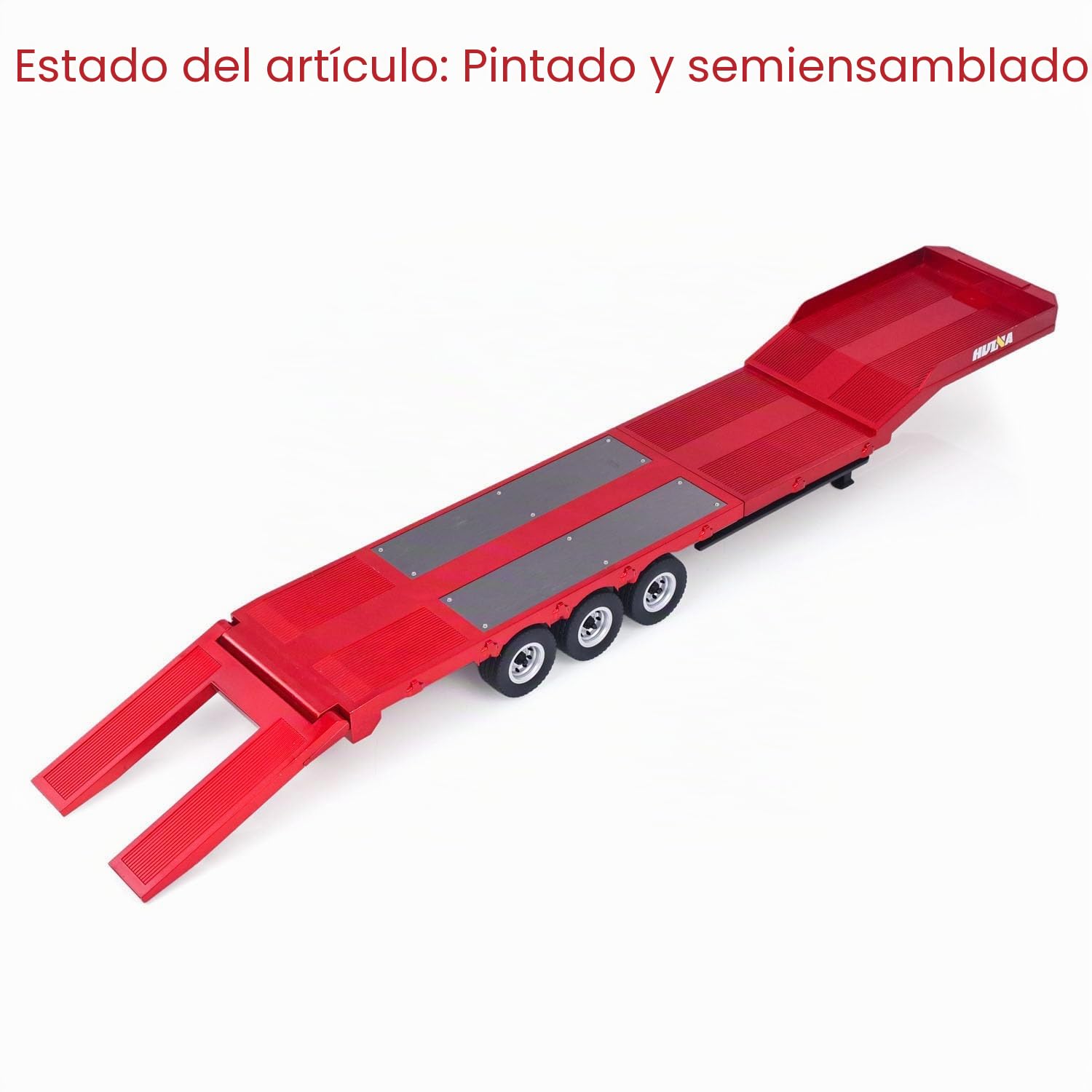 TOUCAN RC HOBBY Remolque de plástico de 3 ejes 1502 para camión teledirigido 1/18 HUINA 1501 RC camión coche piezas de actualización para hobby