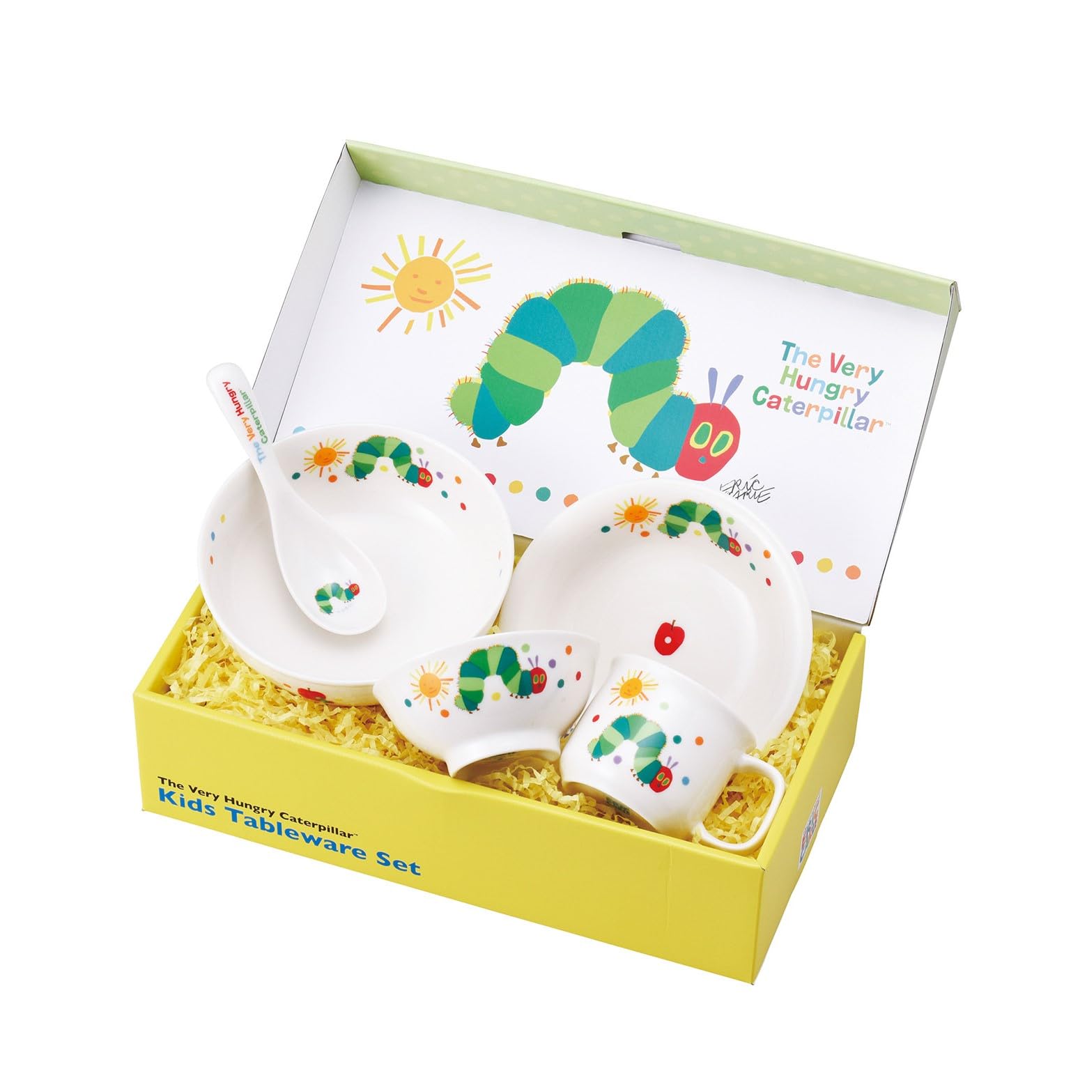 【未使用】日本陶彩 はらぺこあおむし 子供食器ギフトセット Amazon｜日本陶彩 はらぺこあおむし 子供食器ギフトセット｜子ども用