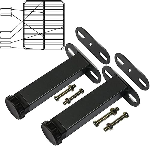 Patas ajustables de metal para muebles de cama, muebles de gabinete, patas de soporteresistente, fácil de instalar, marco central de cama, patas de