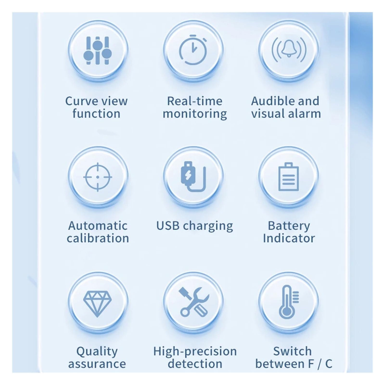 Air Quality Monitor, Misuratore Multifunzionale A Qualità 'aria WiFi HCHO TVOC Monossido Di Carbonio CO2 PM2.5 PM10 Tester TFT Da 2,8 Pollici(Black)