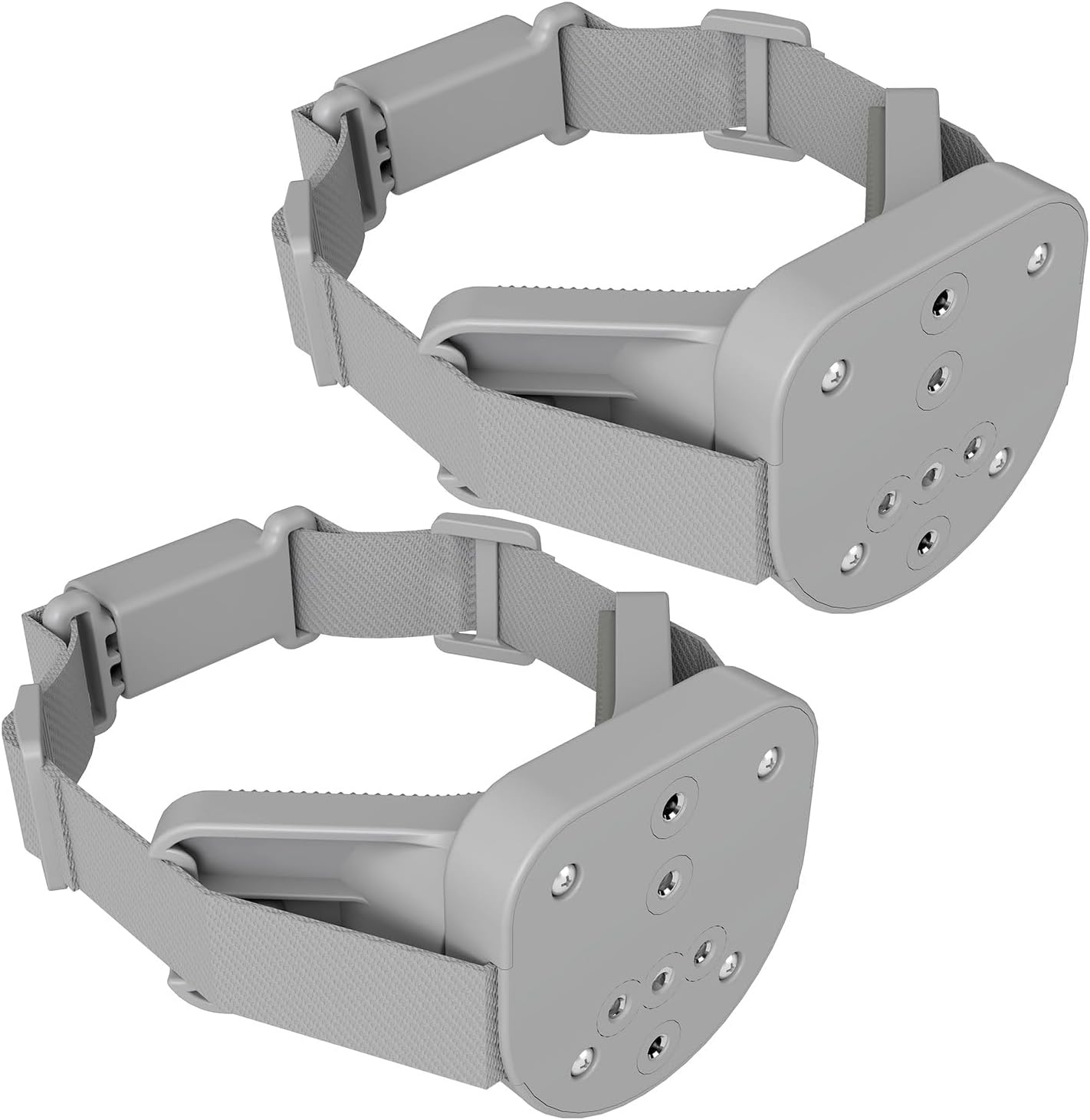 2-Pack No Hole Stairway Baby Gate Mounting Kit for Miumoon Retractable Gate, No‑Drill Retractable Baby Gates Part Fit 1.9"–3.74" Round & 2.76"–3.74" Square Posts,Retractable Stair Gates for Miumoon