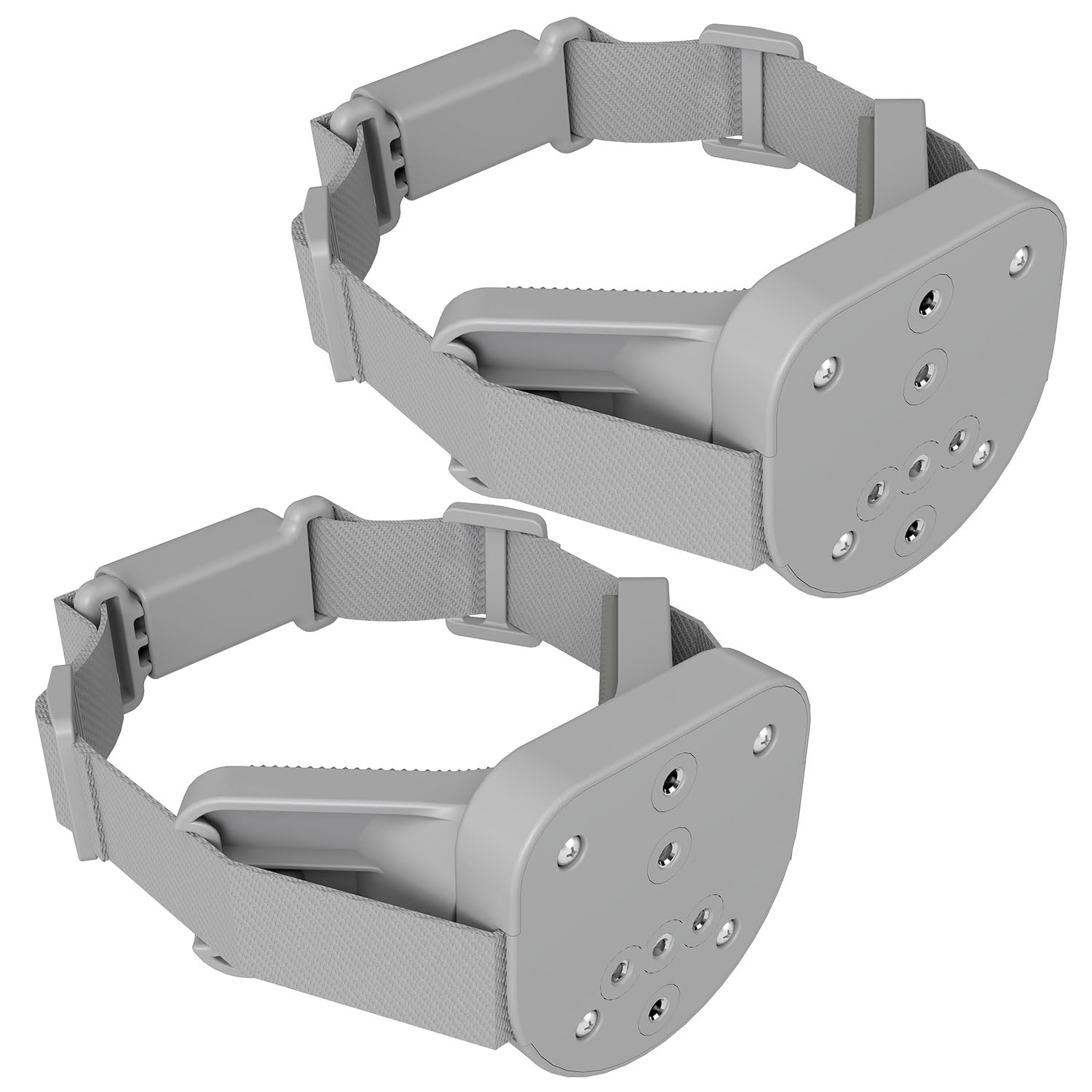 Photo 1 of 2-Pack No Hole Stairway Baby Gate Mounting Kit for Miumoon Retractable Gate, No?Drill Retractable Baby Gates Part Fit 1.9"–3.74" Round & 2.76"–3.74" Square Posts,Retractable Stair Gates for Miumoon