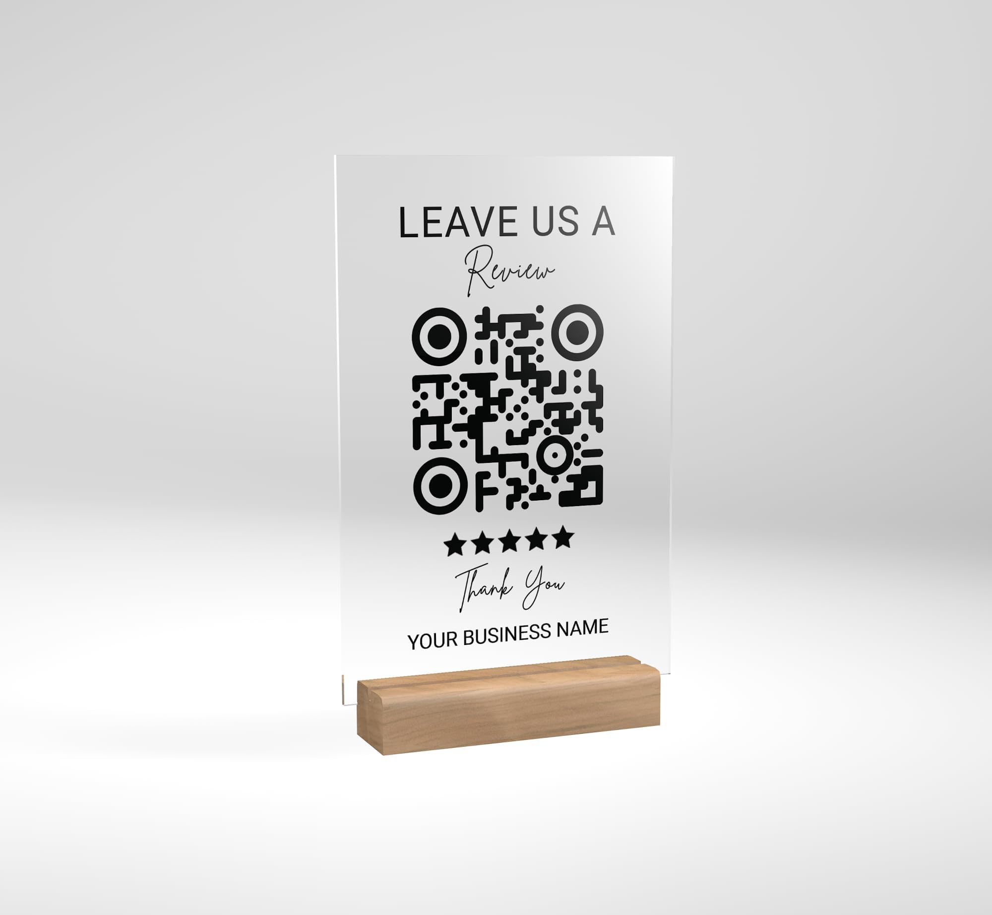 Multi QR Code Business Instagram Facebook Social Media Sign | Salon Sign | Beauty Sign | Hairdressers Beautician Sign | Scan to Sign | ARTBLOX