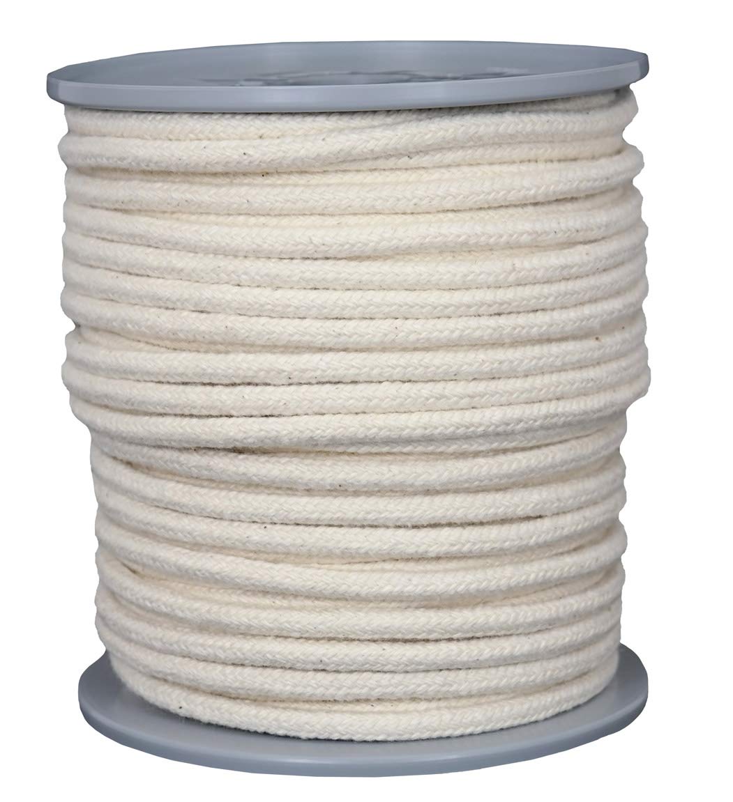 Gepotex Corda In Cotone Intrecciato | Diametro 6 Mm, Lunghezza 50 Metri | Morbida, Non Trattata, Made In Germany