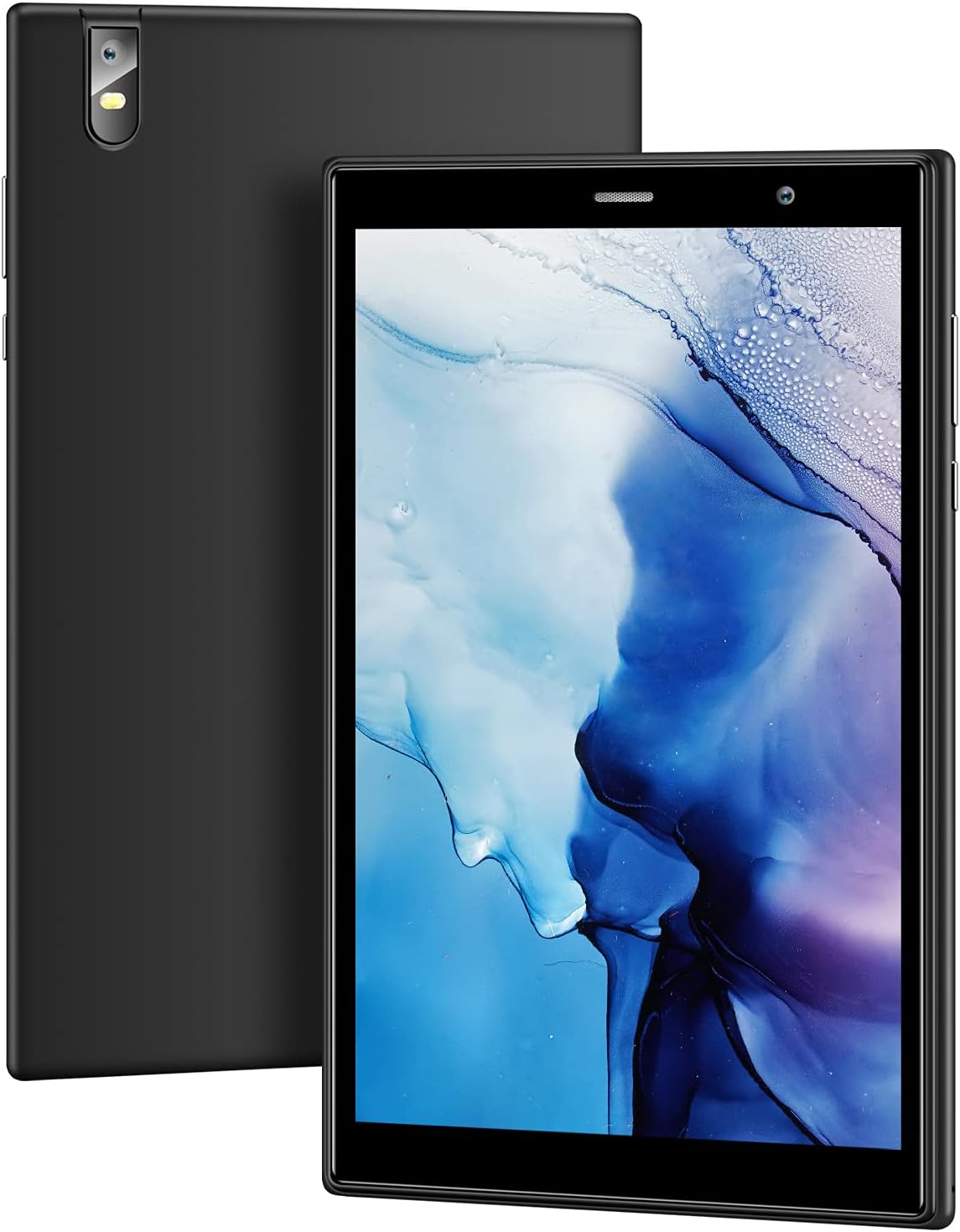 8 Inch Tablet QIMAOO Google Android 10.0 tablet PC, 32GB ROM 2GB RAM (TF 64GB), 1280x800 IPS, GPS/OTG/Type-C/2+8MP Camera/5000mAh Battery Tablets 8 Inch-Black