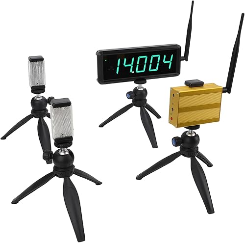 Miniatura 3 de EVGATSAUTO LED Race Timer, Wireless 5 Digit Outdoor Clock, Shockproof Stopwatch for Athletic Competitions and Motorcycle Racing